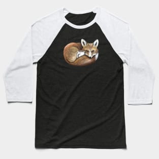 "Foxy Latte" - Java Jungle collection Baseball T-Shirt